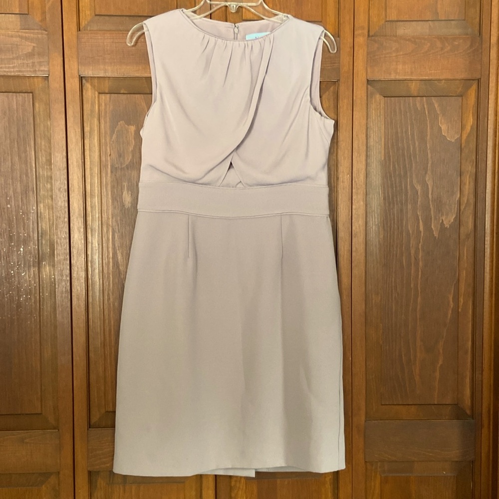 REISS Nude-tone sleeveless dress~SZ 10~knee length
